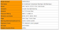 NSK Air Conditioner Bearing Angular Contact Ball Bearing 35BD5020DU