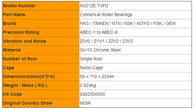Single Row Nylon Cage NU212E.TVP2 FAG Bearings High Demand Products India