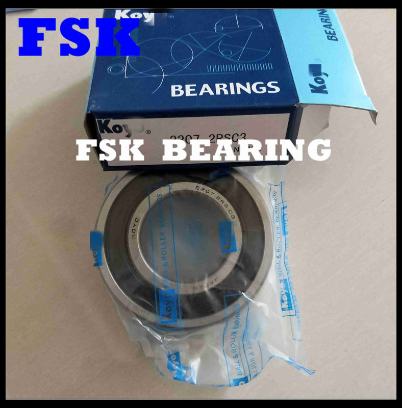 35 mm ID 72 mm OD 23 mm Width FAG 2207-2RS-TV-C3 Double Row Self Aligning Ball Bearings