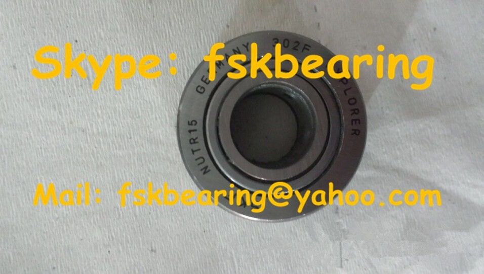 Yoke Type NUTR15 Needle Roller Bearings Full Complement , Axial Load