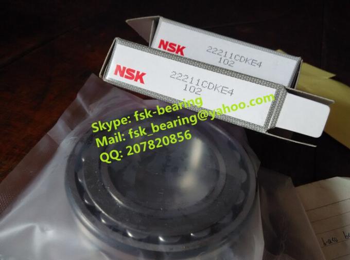 JAPAN NSK Spherical Roller Bearings 22211 CDKE4 Size 55*100*25mm 0