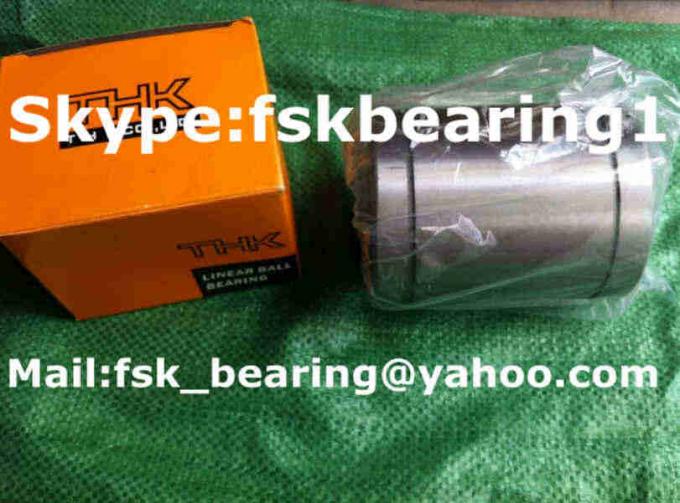 LM50 UU Thk Linear Bearings  / Linear Bush Bearing Stainless Steel Cage 4