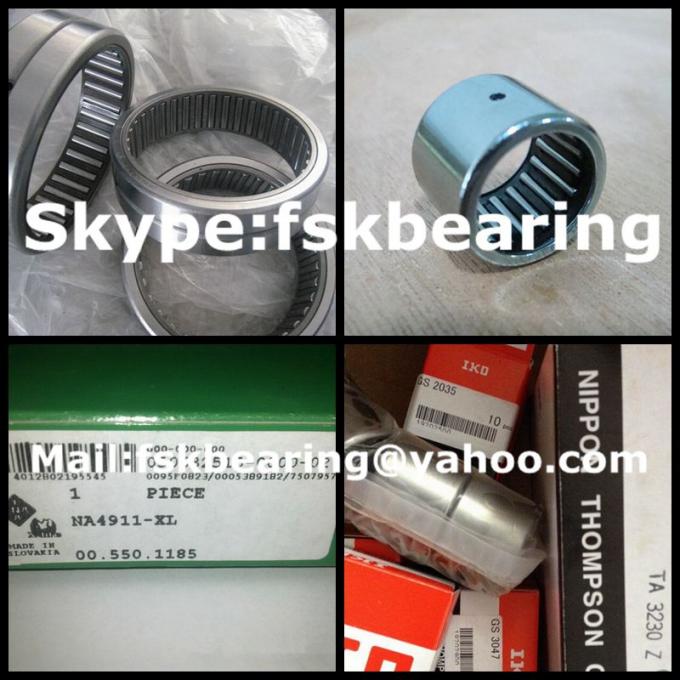 High Precision Nki 22 / 16 Needle Bearing With Inner Ring And Flang 1