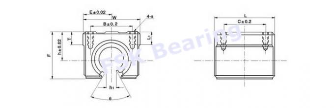 SBR20 SBR Round Shape Linear Motion Bearings Mall Slide Customized 0