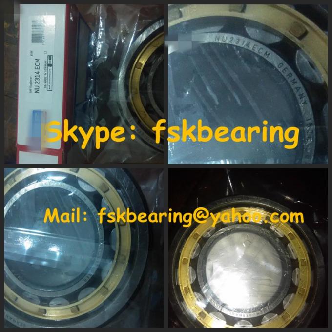 Brass Cage NU 2314 ECM  Bearing with Short Cylindrical Roller P6 P5 1