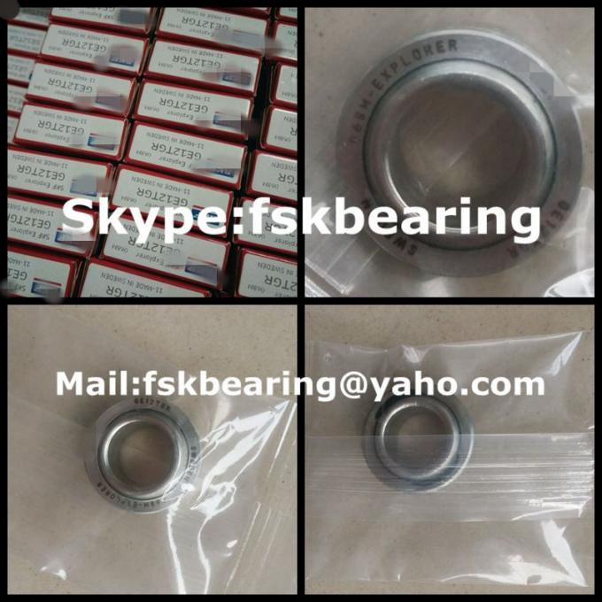 GE 12 TGR Radial Spherical High Precision Ball Bearing With Stainless Steel / Chrome Steel 0
