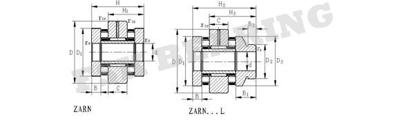ZARN Series ZARN2052TNP4 Needle Roller Thrust Cylindrical Roller Combined Bearing 3
