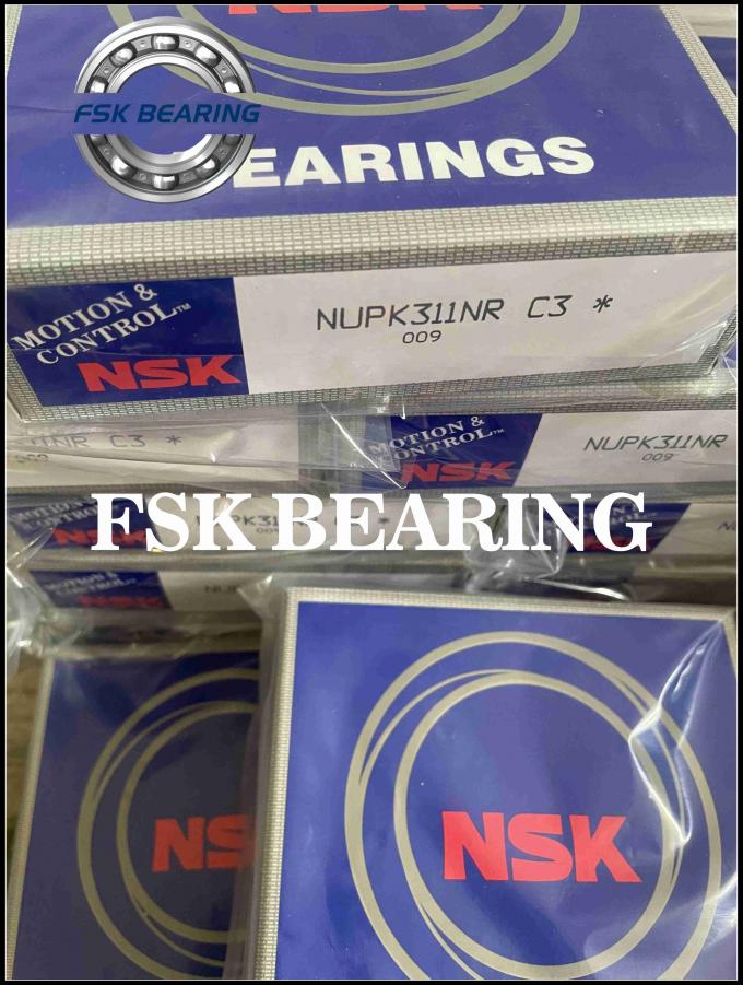 Automobile Parts NUPK311NR Cylindrical Roller Bearing 55×120×29 mm Full Complement With Stop Ring 3