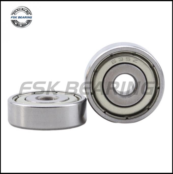 China FSK 635ZZ Small Deep Groove Ball Bearing 5*19*6mm For Curtain Silent 1