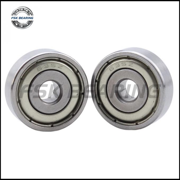 China FSK 635ZZ Small Deep Groove Ball Bearing 5*19*6mm For Curtain Silent 3