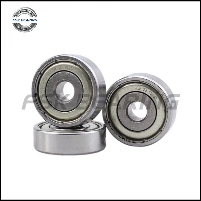 China FSK 635ZZ Small Deep Groove Ball Bearing 5*19*6mm For Curtain Silent 4