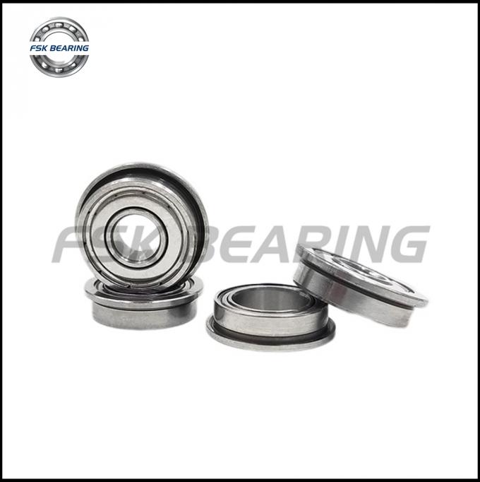 EZO F697ZZ Flange Deep Groove Ball Bearing 7*17*5mm for Machine Tool Spindle 1