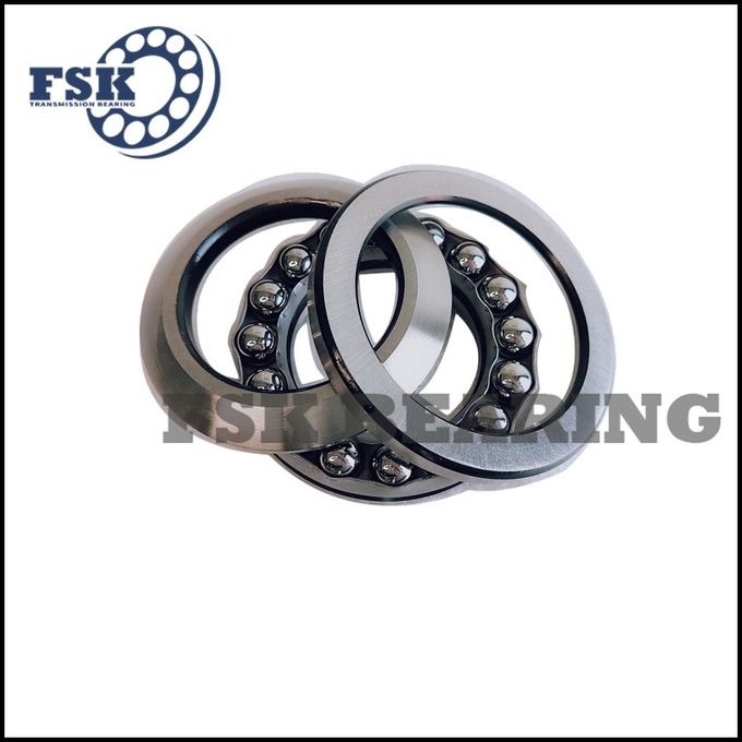 Small Size 51106 51107 51108 Thrust Ball Bearings Single Direction Brass Cage / Iron Cage 9