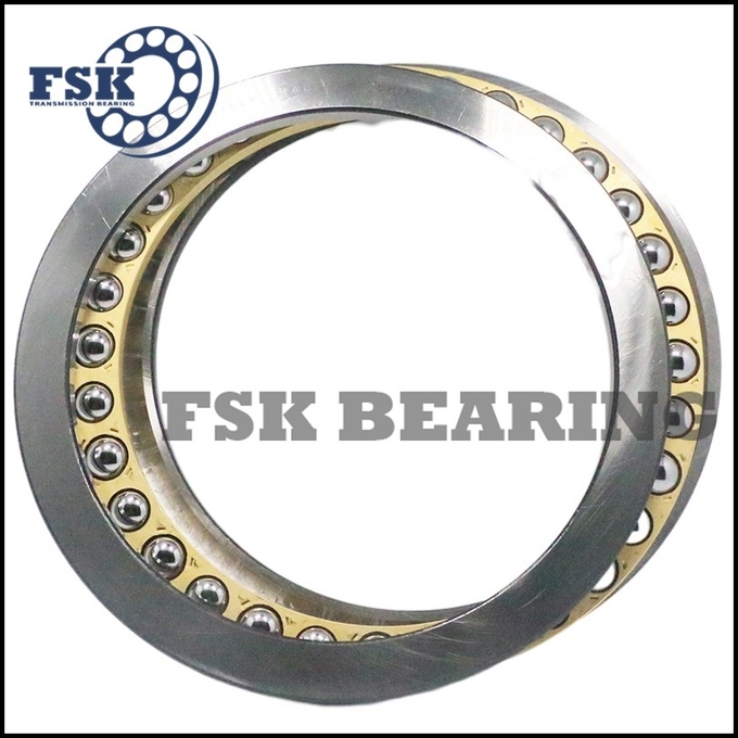 Small Size 51106 51107 51108 Thrust Ball Bearings Single Direction Brass Cage / Iron Cage 6