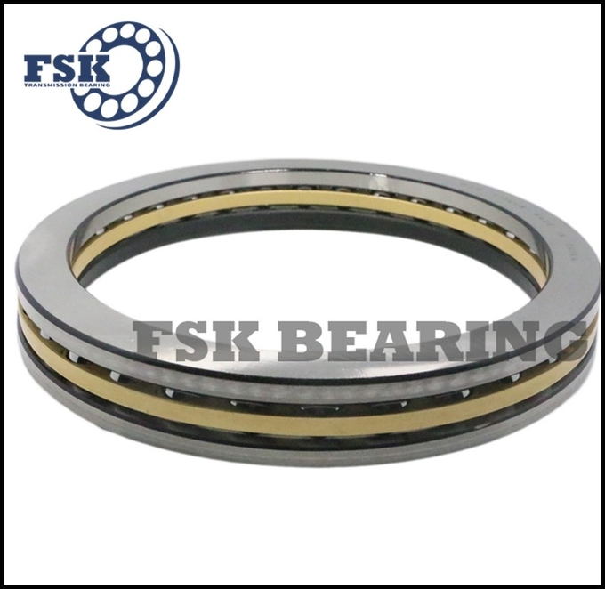 Small Size 51106 51107 51108 Thrust Ball Bearings Single Direction Brass Cage / Iron Cage 5