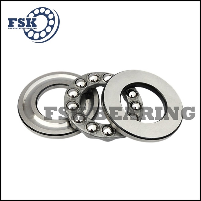 Small Size 51106 51107 51108 Thrust Ball Bearings Single Direction Brass Cage / Iron Cage 1