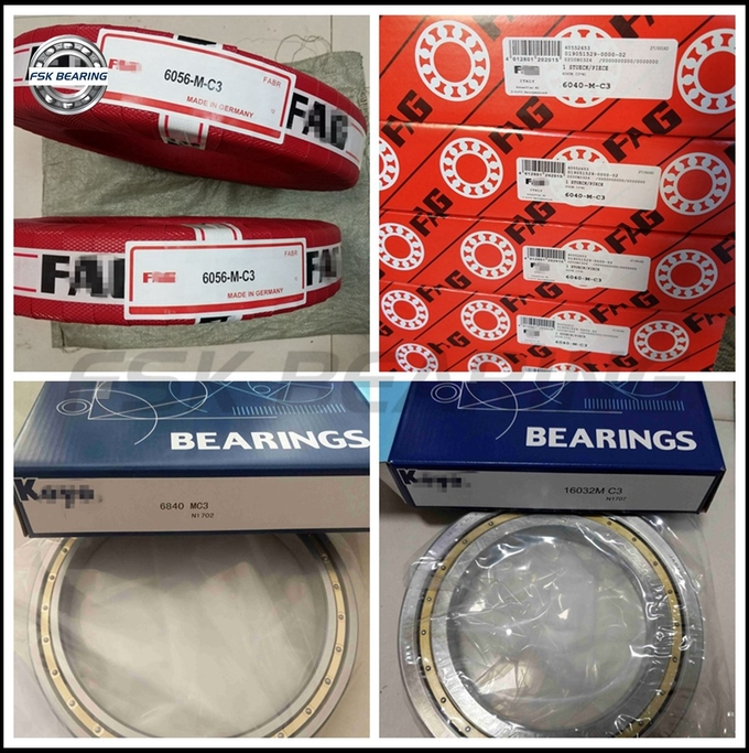 Radial 61960MA Deep Groove Ball Bearing 300*420*56 mm Brass Cage Thin Wall 5