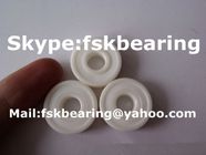 White Miniature Ceramic Skateboard Bearings Si3N4 ZRO2 Material