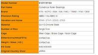 Single Row Eccentric Bearings 6121115YSX Koyo NTN Brand Bearings