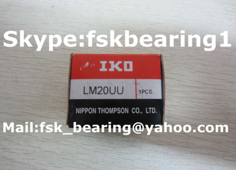 LM20 UU Linear Motion Bearings Five Row Linear Rail Bearing 20mm × 32mm × 42mm