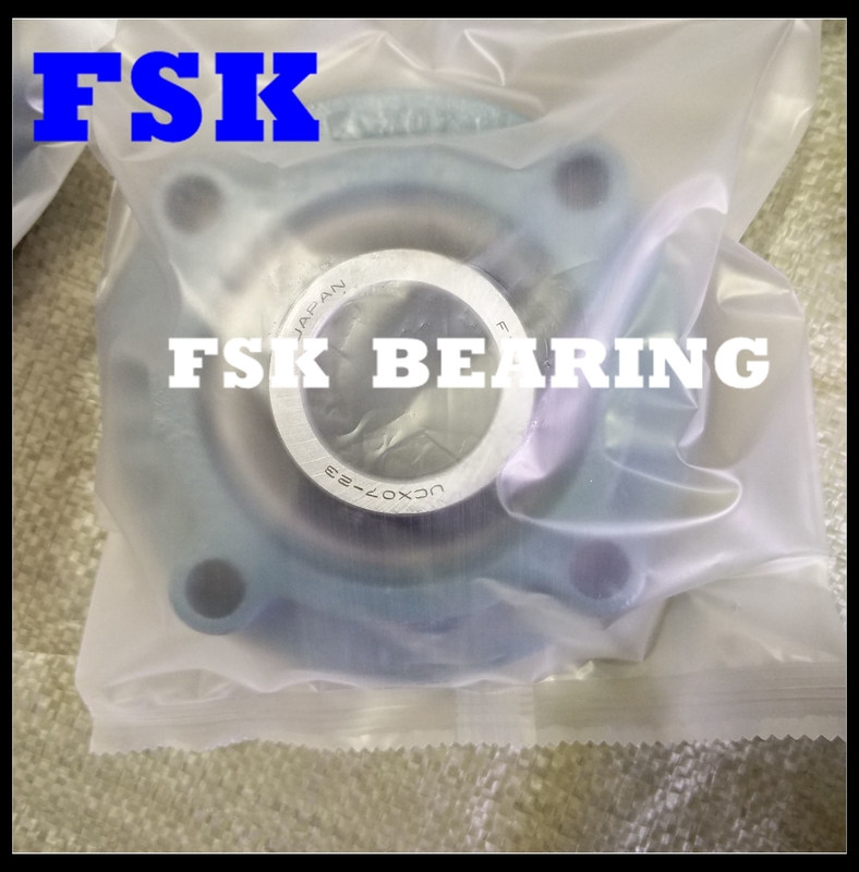 4 Bolt UCFCX07 23 Pillow Block Bearings Flanged Housing Units Cast lron Material