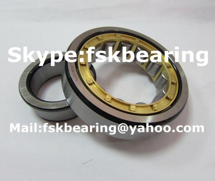 Single Row NU208 M Cement  Mixer Bearings Cylindrical Roller For Tanker Car