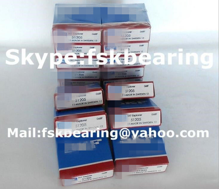 Small Size 51208 , 8208  Single Row Thrust Ball Bearings Gcr15