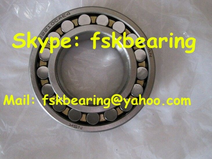 Double Row 22210 CAME4 NSK Bearings Brass Cage for Mining Machinery