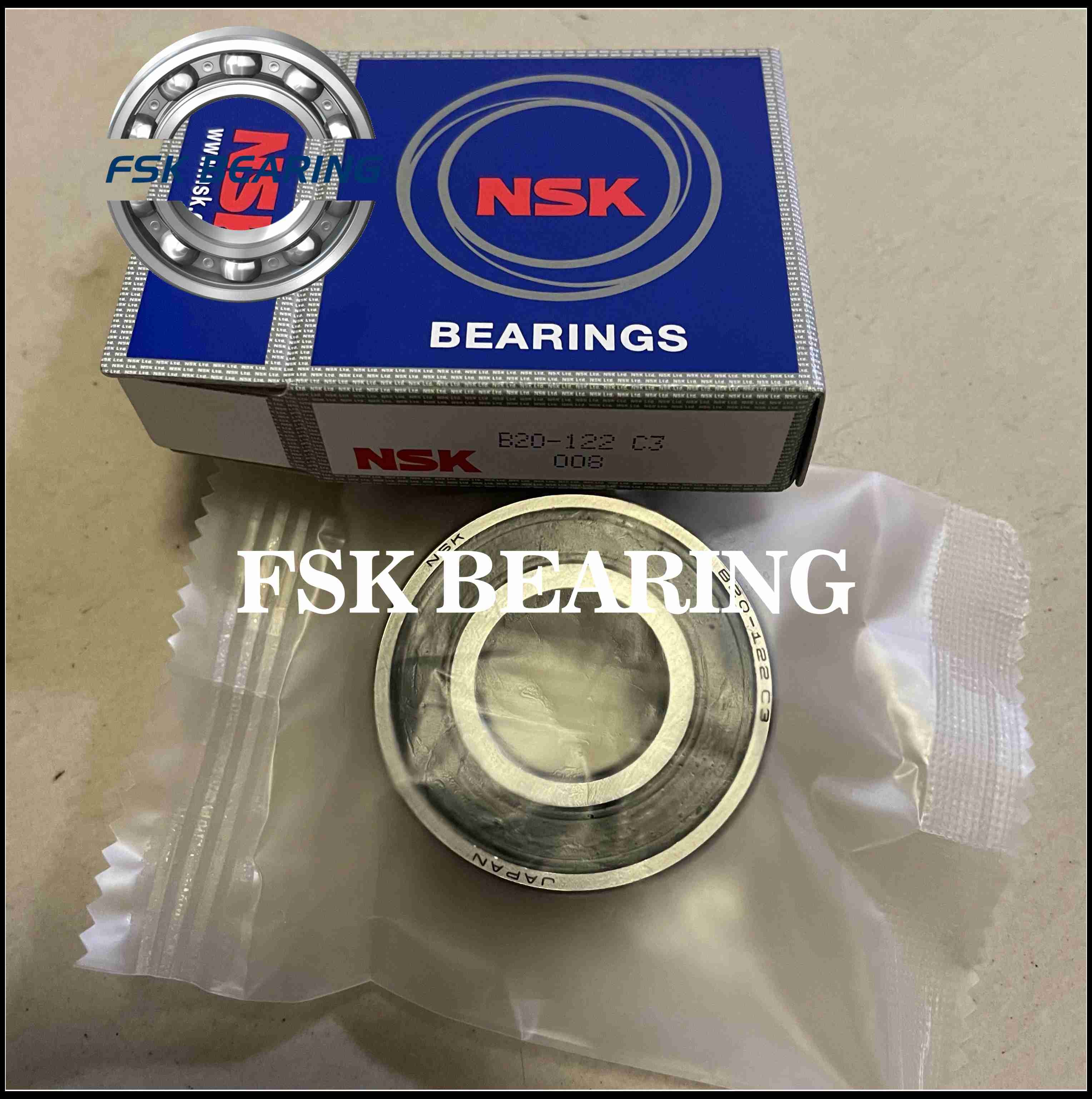 Germany Quality B20-122 C3 Deep Groove Ball Bearing 20 × 47 × 16