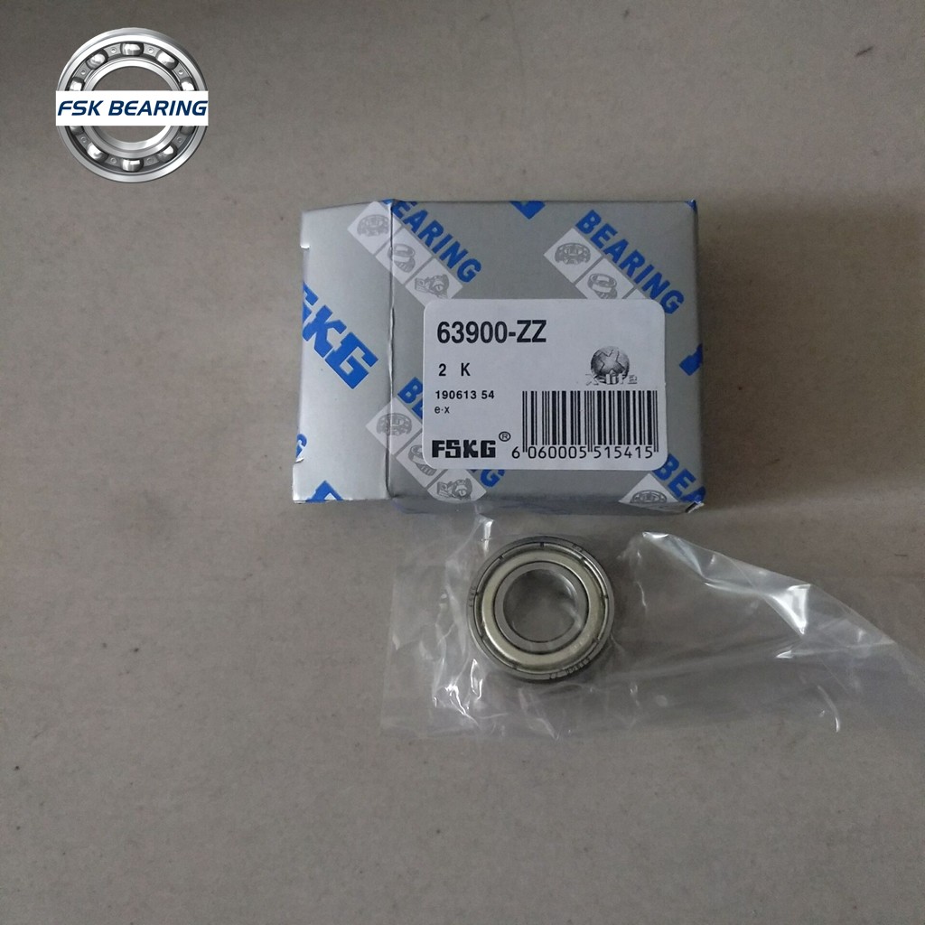 Low Noise 63900 ZZ Miniature Deep Groove Ball Bearing 10x22x8 mm