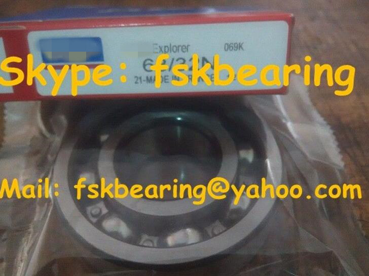 Nonstandard Deep Groove Ball Bearings Snap Ring Groove Radial Load 63/32N