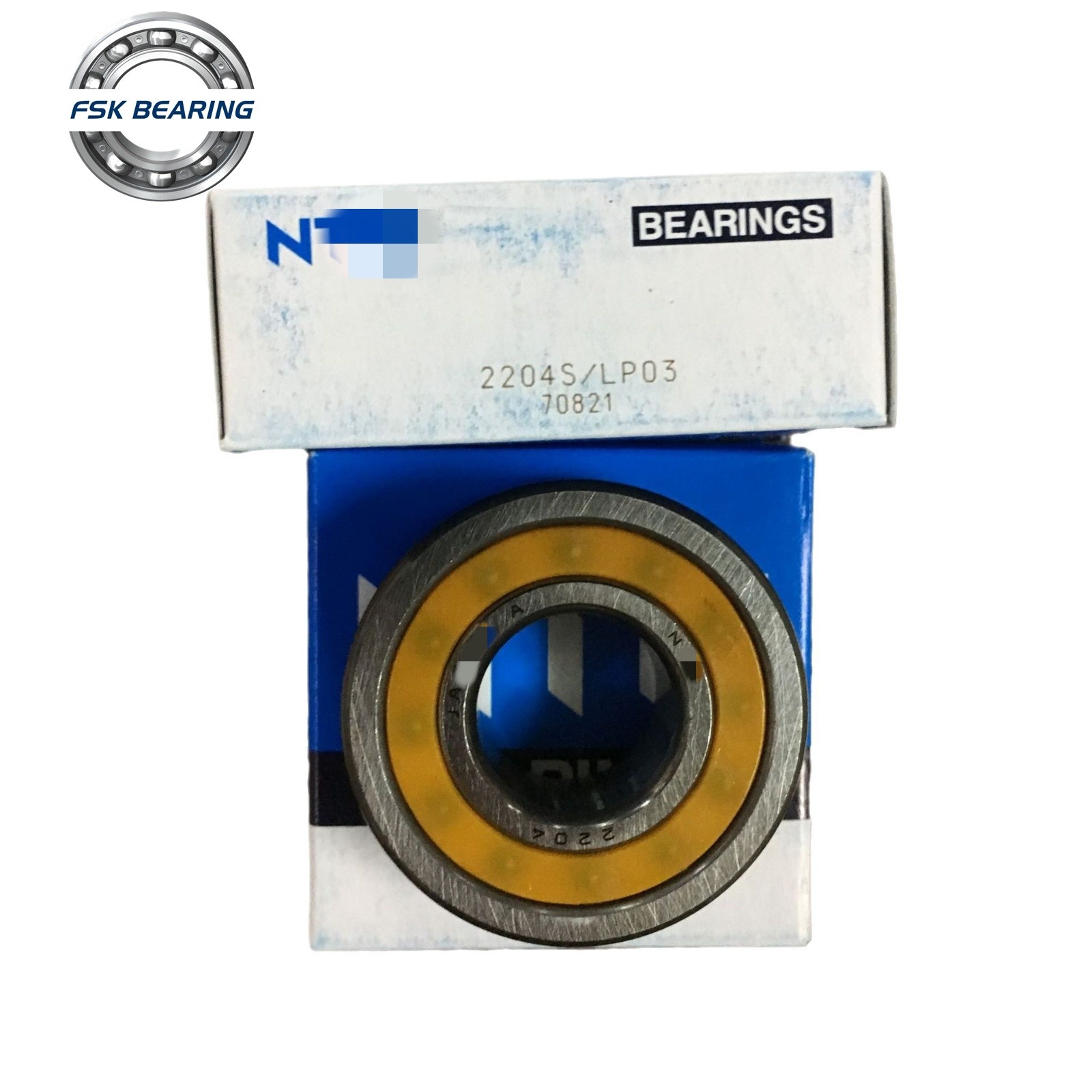 Grease Sealed Bearing 2204S/LP03 Spherical Roller Bearing For Printing ...