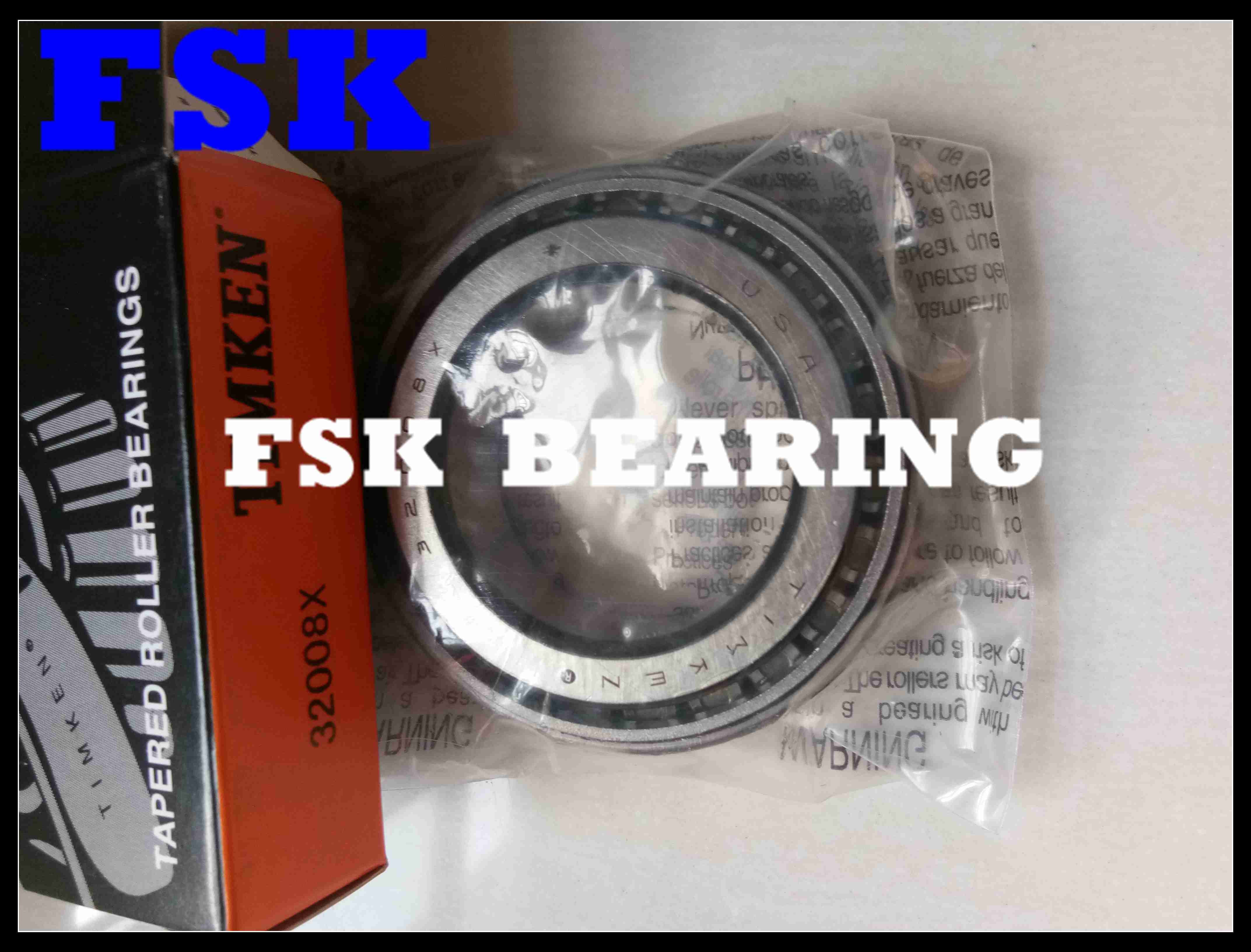 Non Standard Taper Roller Bearing 32008X , HR 32008 XJ , 2007108 E ...