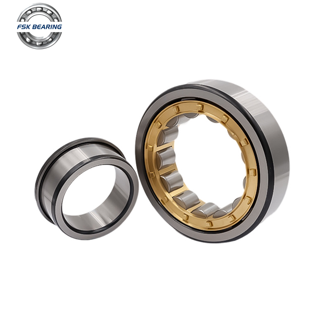 Heavy Duty N668 Cylindrical Roller Bearings Single Row ID 340mm