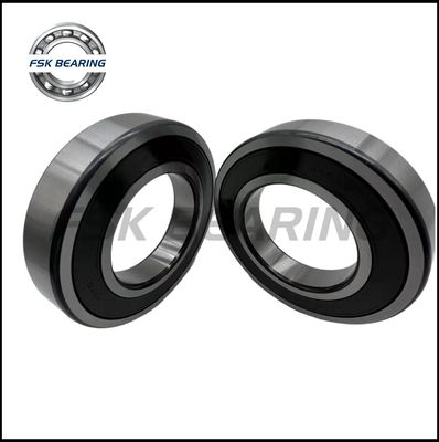 Black Chamfer 6217 2RS Deep Groove Ball Bearing Rubber Seal Low Noise ...