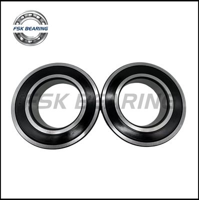 Black Chamfer 6217 2RS Deep Groove Ball Bearing Rubber Seal Low Noise ...