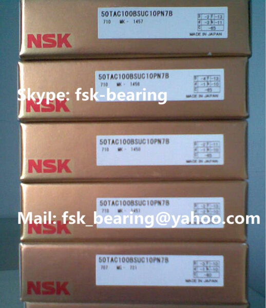 NSK Angular Contact Ball Bearing 50TAC100BSUC10PN7B Ball Screw Bearings 4