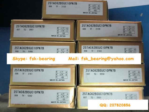 China Angular Contact Ball Bearing NSK 25TAC62BSUC10PN7B Ball Screw Bearings 2