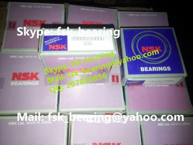 NSK Air Conditioner Bearings 35BD5220DU / 35BD5220DF Angular Contact Ball Bearings 1