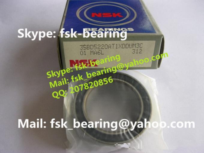 NSK Air Conditioner Bearings 35BD5220DU / 35BD5220DF Angular Contact Ball Bearings 2
