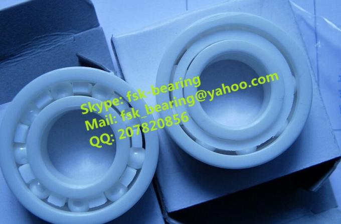 ZrO2 Full Ceramic 6200 Deep Groove Ball Bearings Z1V1 / Z2V2 / Z3V3 1