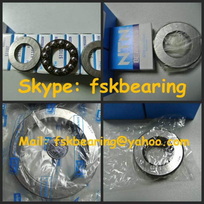 Chrome Steel Stainless Steel Miniature Thrust Ball Bearings 51101 / 51102 / 511s03 2