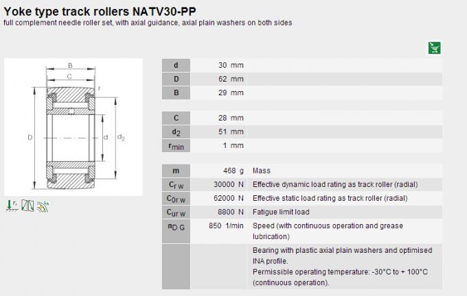 Custom-Made Needle Roller Bearings Catalog with Axial Plain Washers 0