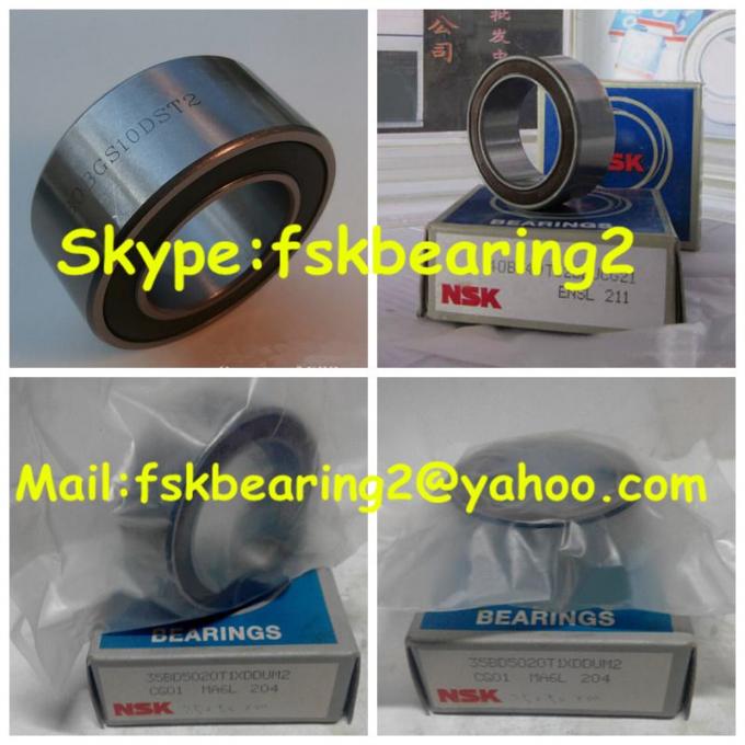 Low Noise Automobile Double Row Ball Bearing Air Conditioner Bearings