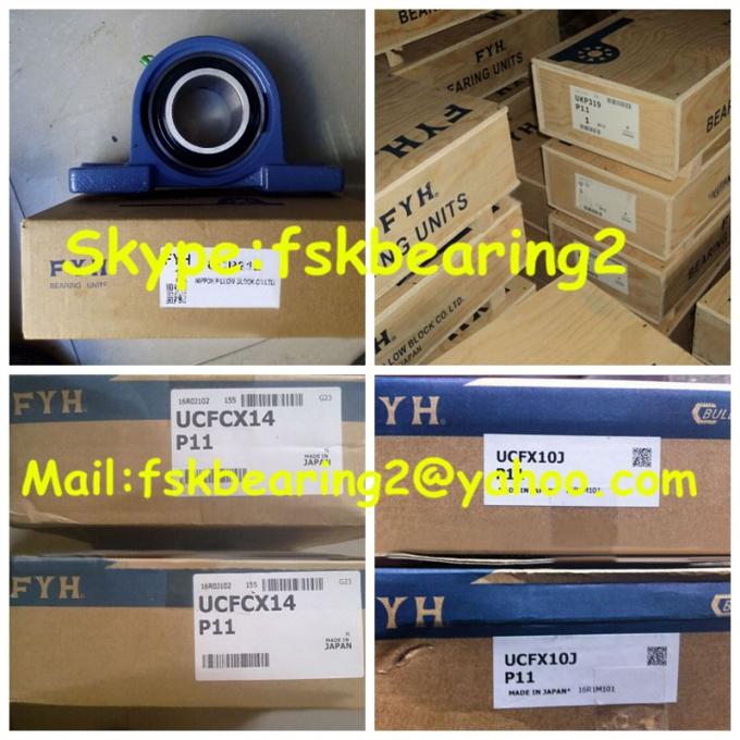 Fyh Agricultural Machinery Insert Bearings Pillow Block Ball Bearing Ucp205 , Steel Cage 1