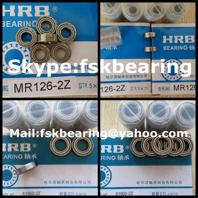 Professional Thin Wall HRB 61902zz Deep Groove Bearing Small Size 1