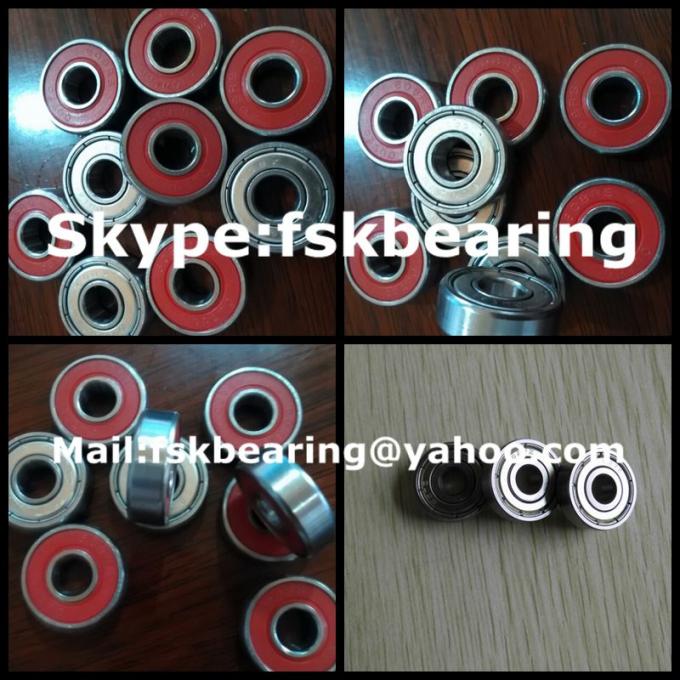 High Speed 608rs Miniature Ball Bearing For Dust Collector Rubber Seal 0