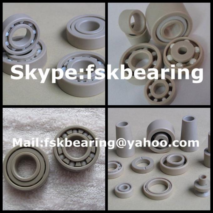 Oil Proof  Noncorrodible PP / POM / PEEK / PTFE Plastic Bearing 0