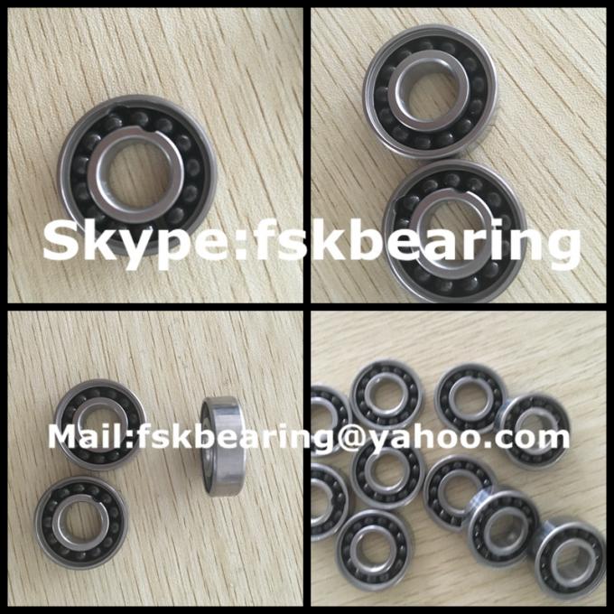 Full Complement 6001 Hybrid Ceramic Ball Bearings Stainless Steel Rings Si3N4 Balls 0