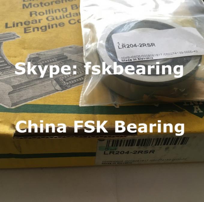 Double Sealed Track Rollers High Precision ball bearing Angular Contact